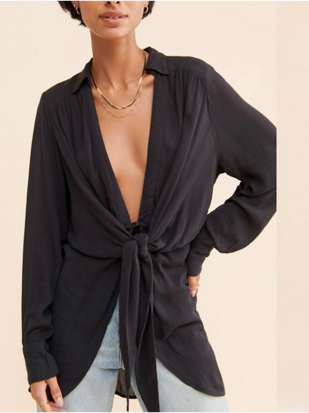 Free People Worlds Apart Tunic Top